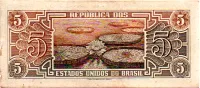 C111 - 5 Cruzeiros - Série 005 - Índio - Data: 1961 - MBC - Foto 2
