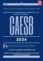 Apostila CAESB 2024 Engenheiro Mecânico - Analista Sistemas de Saneamento