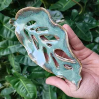 Decoração de Mesa / Saboneteira Folha Monstera adansonii - Foto 4