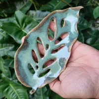 Decoração de Mesa / Saboneteira Folha Monstera adansonii - Foto 5