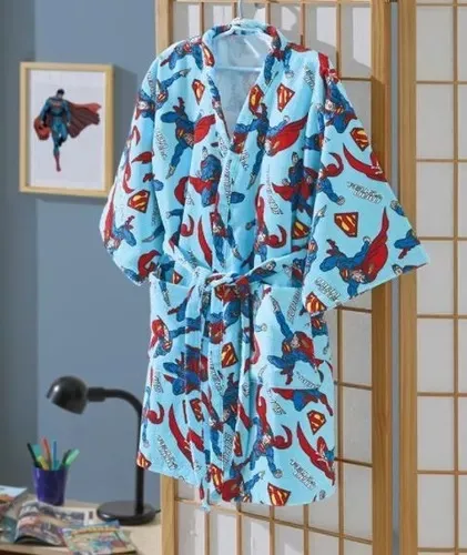 Roupão Infantil Velour G Superman 