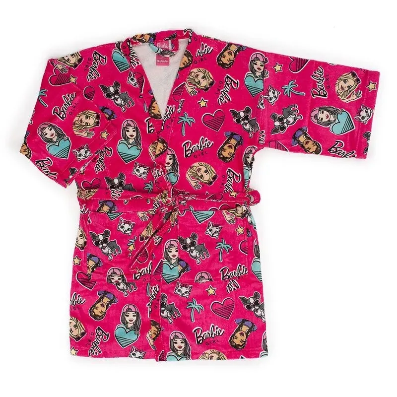  Roupão Infantil Döhler Barbie Imagem