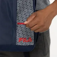Mochila Fila Pocket Print Unissex – Marinho – 18L - Foto 7