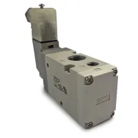 12716 - VALVULA SMC DIRECIONAL SOLENOIDE VP542R-5DZ1-03A-F - Foto 2