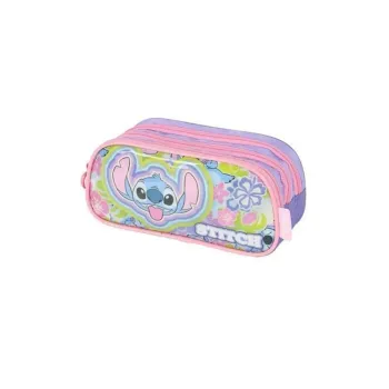 Estojo Triplo original Stitch  verde EI41544SC - Foto 2