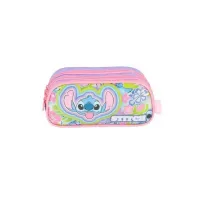Estojo Triplo original Stitch  verde EI41544SC - Foto 3