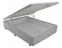 base baú casal Standard 1,38 Blindada Acartonado 42 cm Alto Nivel - Foto 5