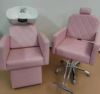 Kit Salão Cadeira + Lavatórios Cuba de Porcelana 