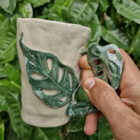 Caneca Monstera adansonii (12x9cm) - Foto 3