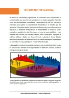 699 - Geografia - População Mundial e Questões Demográficas - Crescimento Populacional - 9º ano - PDF com 31 páginas - Foto 2