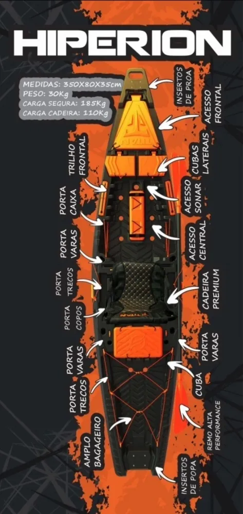 Caiaque TITAN HIPERION 