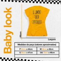 Baby look Caixa Preta e Copo Amarelo - Foto 5