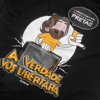 Camiseta Caixa Preta e Copo Amarelo - Foto 2