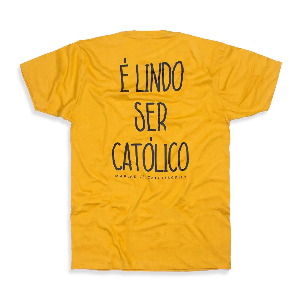 Camiseta É Lindo Ser Católico