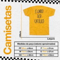 Camiseta É Lindo Ser Católico - Foto 5