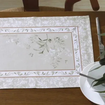  JOGO AMERICANO 4 PECAS GENOVA ADELE - Foto 2