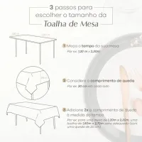 Toalha de Mesa  Dohler Requinte TJ-5796  - Foto 2