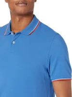 Camisa Polo Amazon Essentials Slim-Fit Mangas Curtas Masculina  - Foto 3