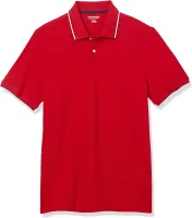 Camisa Polo Amazon Essentials Slim-Fit Mangas Curtas Masculina  - Foto 6