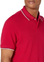 Camisa Polo Amazon Essentials Slim-Fit Mangas Curtas Masculina  - Foto 8