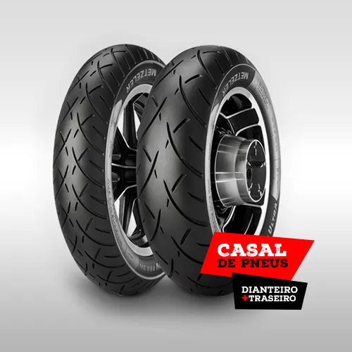 PNEUS METZELER ME888 KAWASAKI VULCAN 900 - 130/90-16 (Diant) e 180/70-15 (Tras)