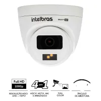Kit 3 Câmeras Intelbras VHD 1220 D G7 Full Color com Alta Definição Full HD 1080p Visão Noturna 20m + DVR Intelbras MHDX 3004-C 4 Canais + HD 1TB Pourple - Foto 2