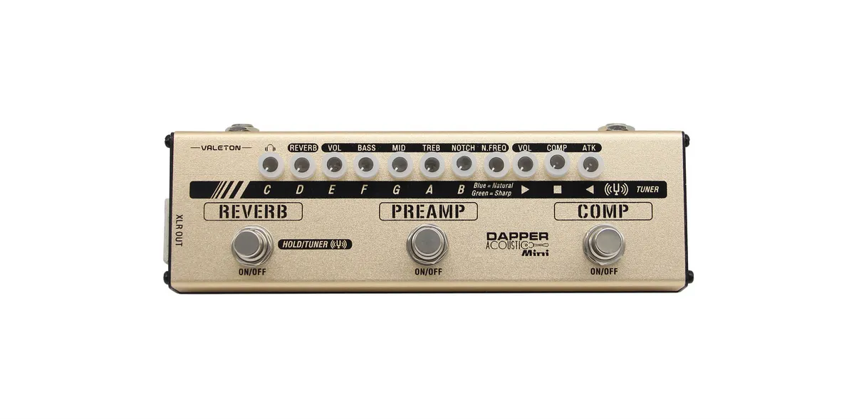 Pedal de Efeitos Valeton Dapper Acoustic Mini MES-4 Imagem