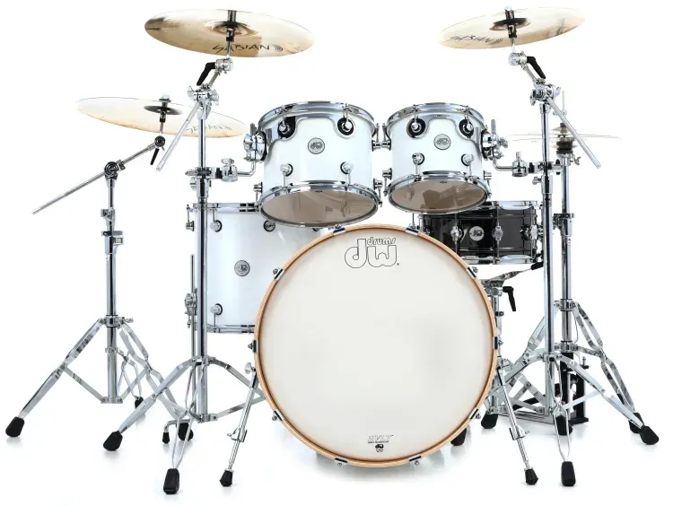 Bateria DW Design Series Shell Pack Design 4 Peças Gloss White Imagem