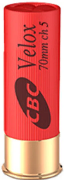 CARTUCHOS CAL. 12 GA CBC CH-5 CX C25