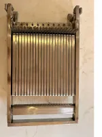 CBGUI1515 - Cortador de barrinhas Guitarra com fios elásticos em inox 304  p/ Cortes 1,5cm polentas, goiabadas, queijos, marshmallows.... - Foto 2