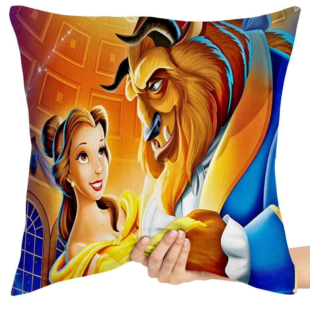 Almofada A Bela e a Fera dança