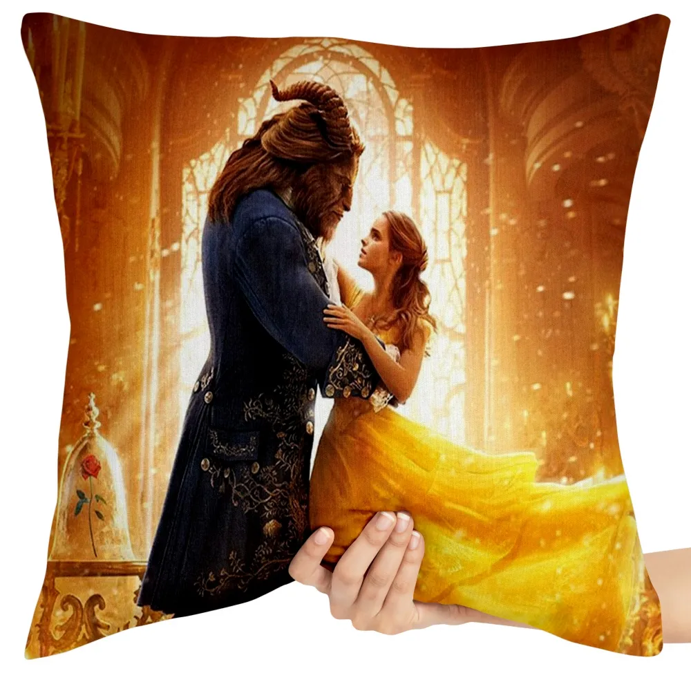 Almofada A Bela e a Fera live action Imagem