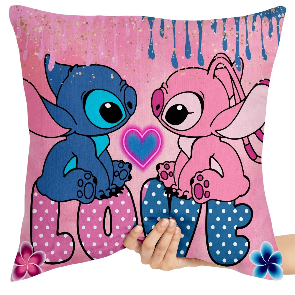 Almofada Angel e Stitch love Imagem