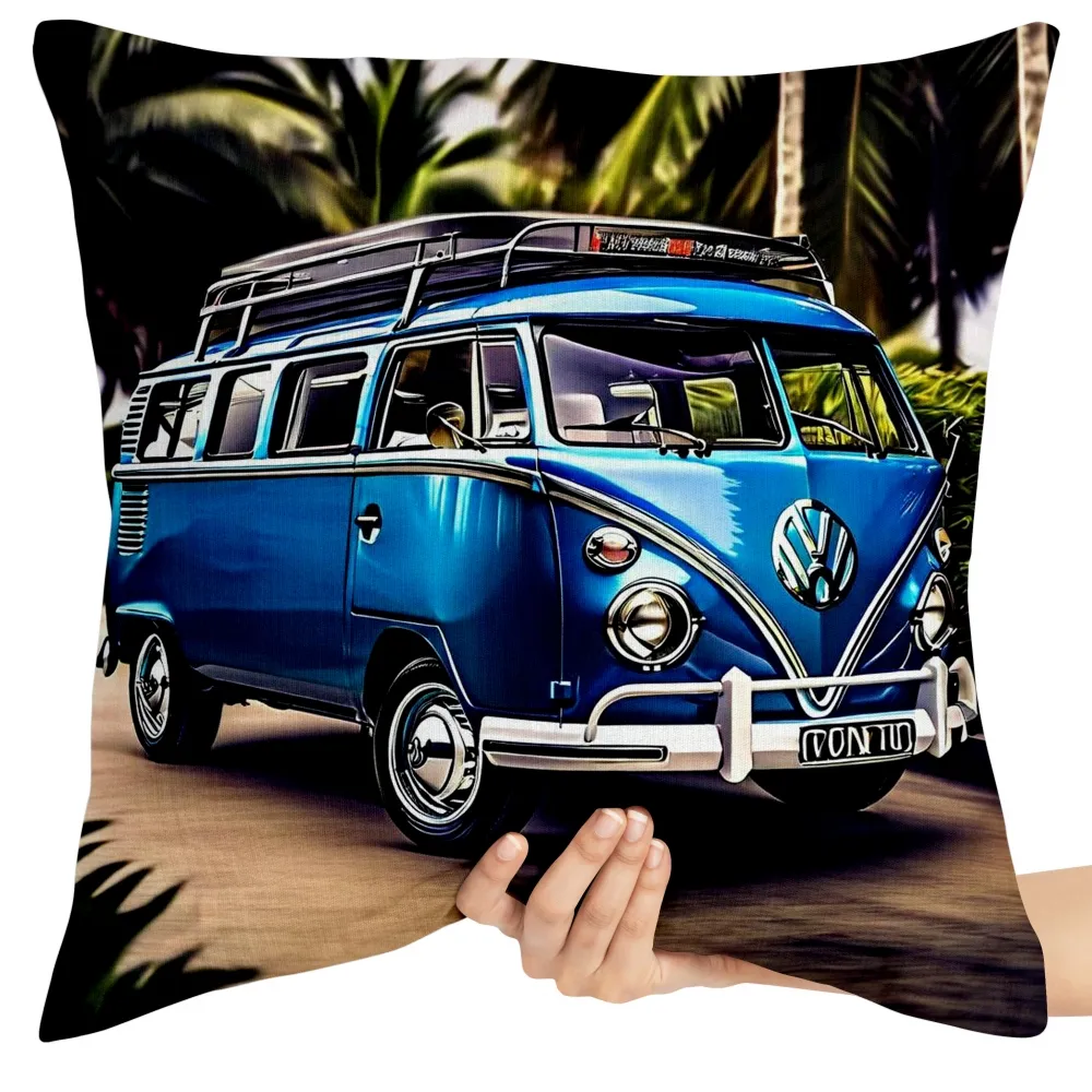 Almofada Kombi Azul Imagem