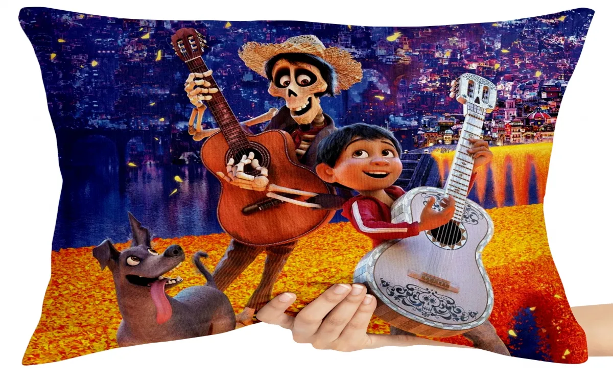 Capa de Almofada ou Travesseiro A vida é uma festa violões Imagem