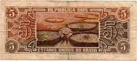 C111 - 5 Cruzeiros - Série 005 - Índio - Data: 1961 - BC - Foto 2