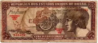 C111 - 5 Cruzeiros - Série 005 - Índio - Data: 1961 - BC