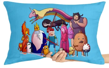 Capa de Almofada ou Travesseiro Hora da Aventura personagens
