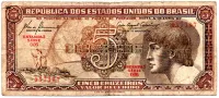 C111 - 5 Cruzeiros - Série 006 - Índio - Data: 1961 - BC