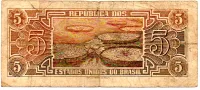 C111 - 5 Cruzeiros - Série 006 - Índio - Data: 1961 - BC - Foto 2