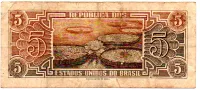 C111 - 5 Cruzeiros - Série 007 - Índio - Data: 1961 - BC - Foto 2