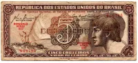 C111 - 5 Cruzeiros - Série 007 - Índio - Data: 1961 - BC