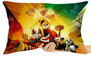 Capa de Almofada ou Travesseiro Kung fu panda 4