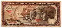 C111 - 5 Cruzeiros - Série 007 - Índio - Data: 1961 - UTG