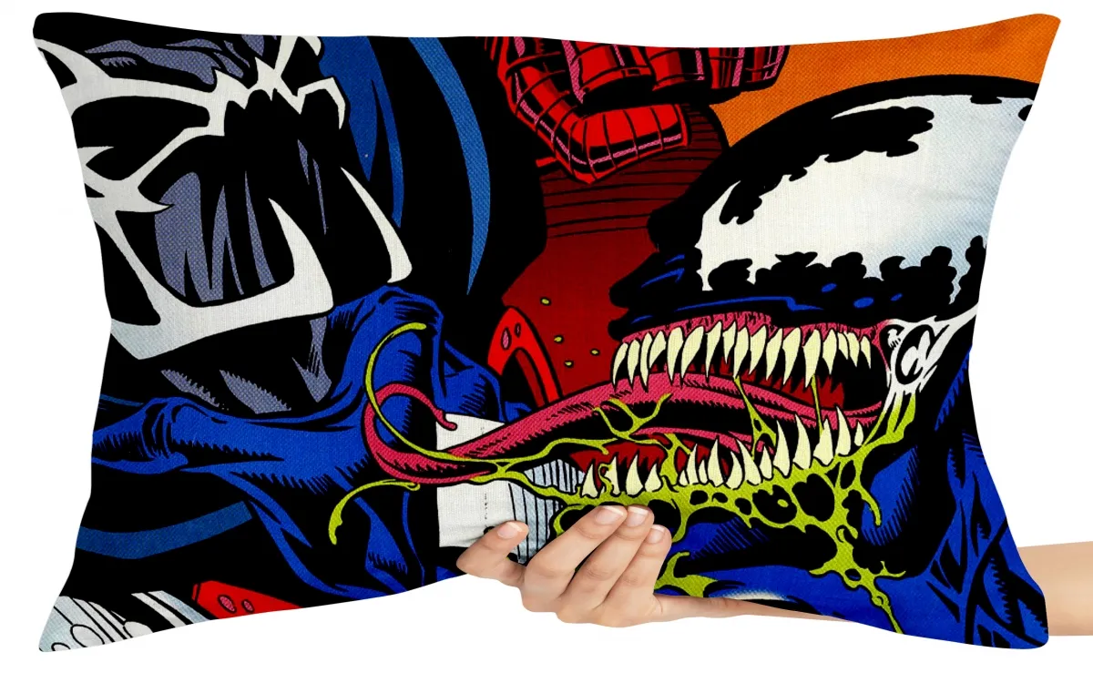 Capa de Almofada ou Travesseiro Nightwatch e Venom Imagem