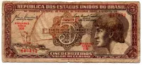 C111 - 5 Cruzeiros - Série 009 - Índio - Data: 1961 - R