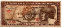 C111 - 5 Cruzeiros - Série 010 - Índio - Data: 1961 - BC