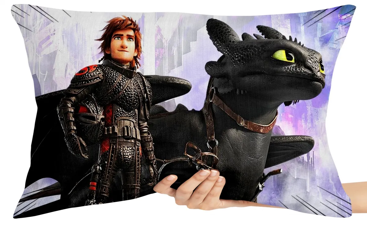 Capa de Almofada ou Travesseiro Soluço e Banguela armadura Imagem