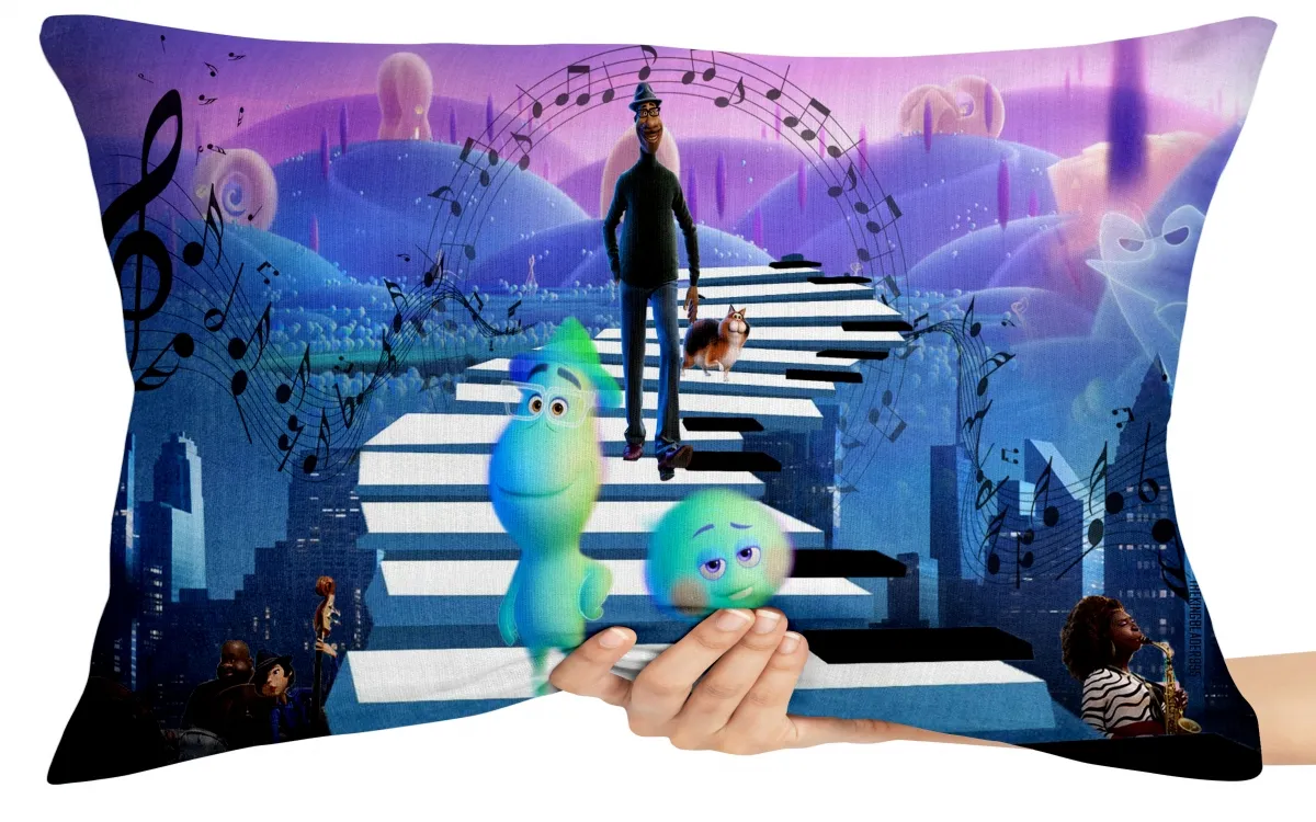 Capa de Almofada ou Travesseiro Soul escada música