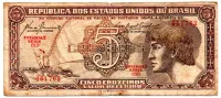 C111 - 5 Cruzeiros - Série 010 - Índio - Data: 1961 - BC